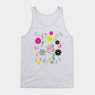 Funny Flowers Collection Tank Top